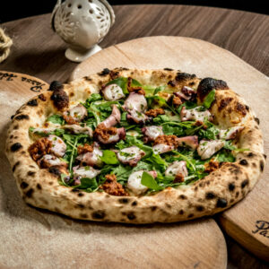 pizza carpaccio poulpe